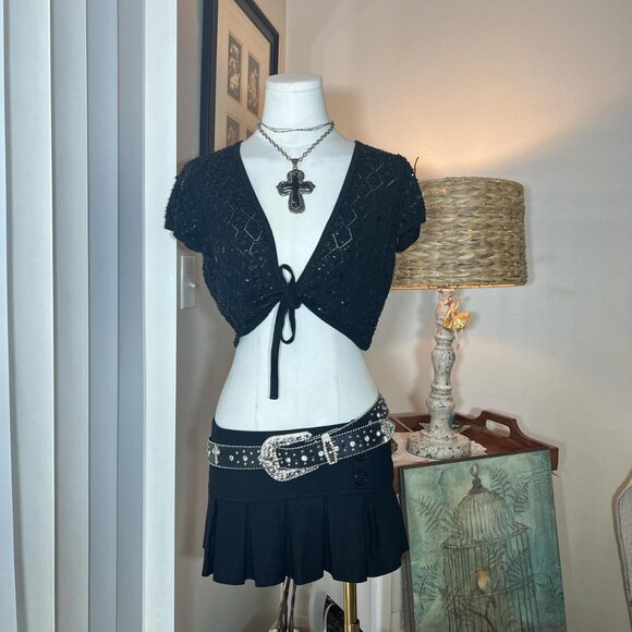 Ann Taylor Sweaters - Ann Taylor Beaded Crop Cardigan